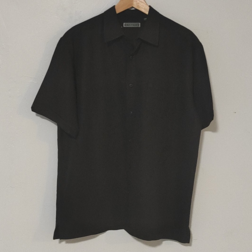 Beautiful black Cubavera in size L